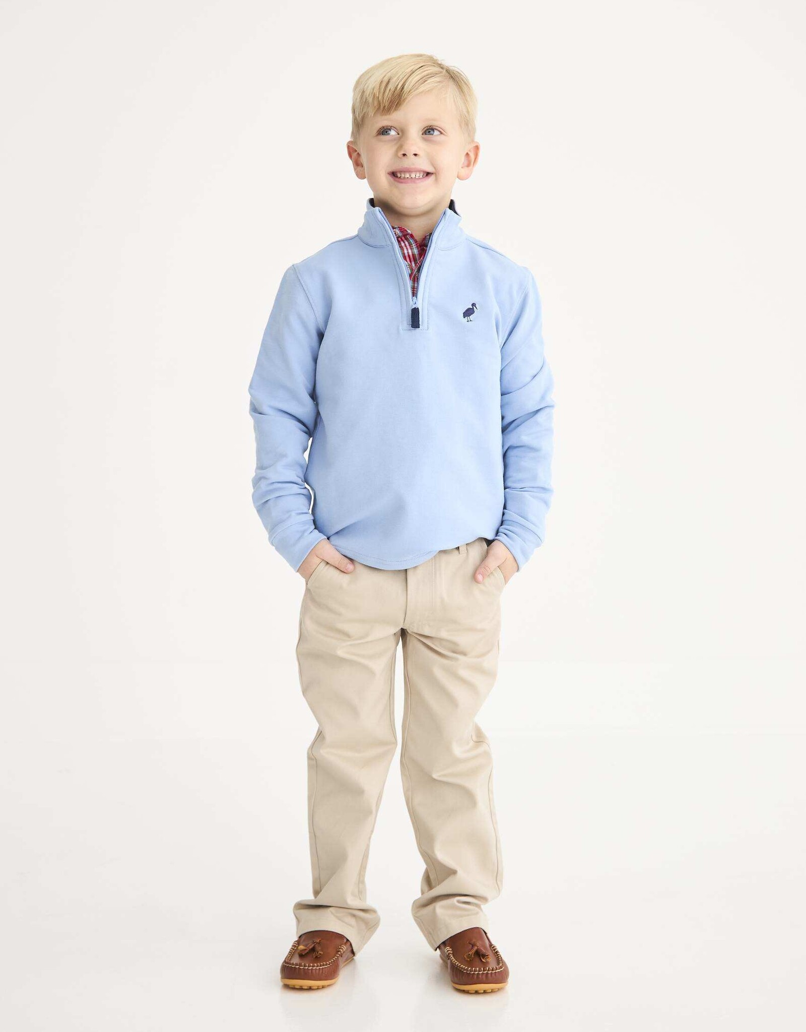 TBBC Hayword Half Zip Barrington Blue