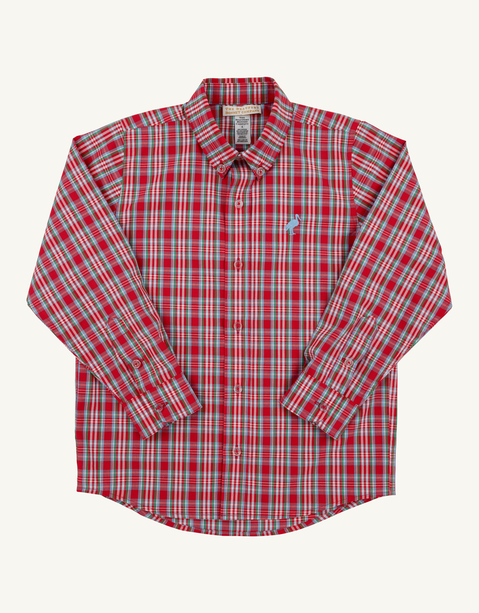 TBBC Deans List Dress Shirt Woodspoint Plaid