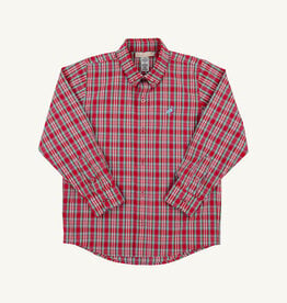 TBBC Deans List Dress Shirt Woodspoint Plaid
