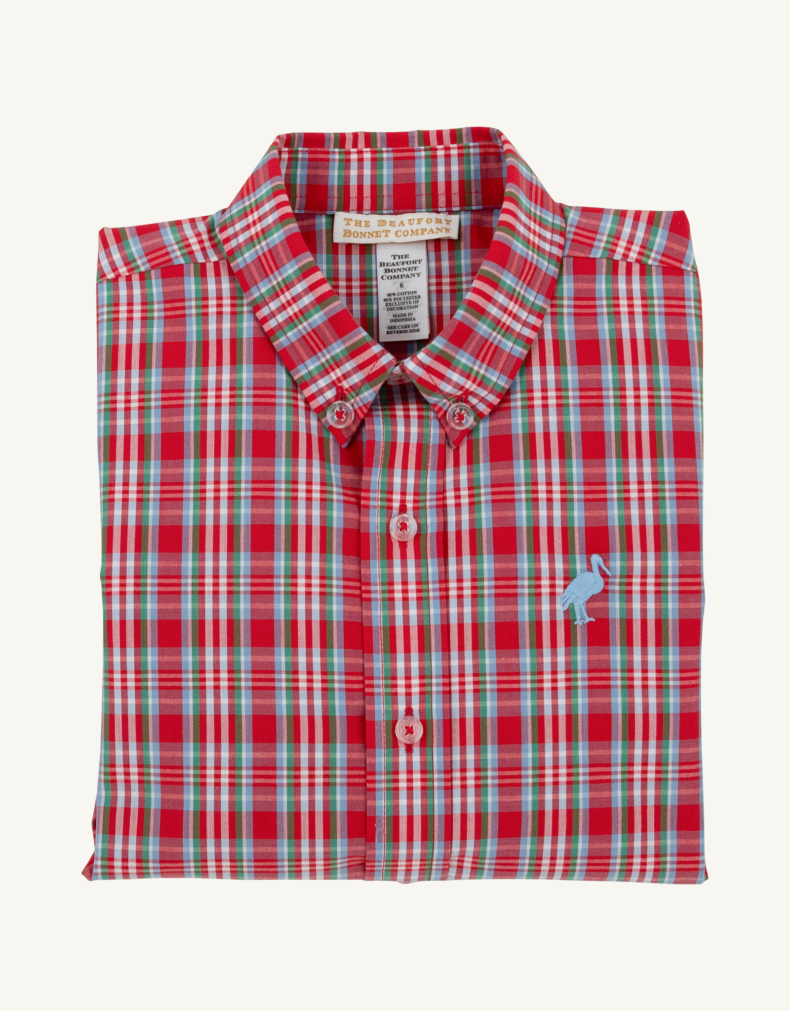 TBBC Deans List Dress Shirt Woodspoint Plaid