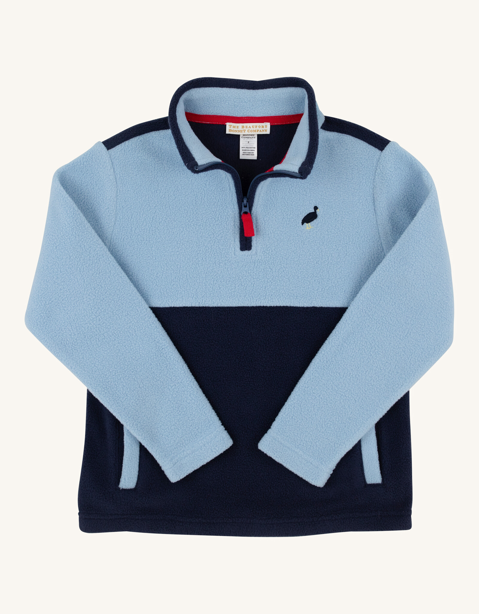 TBBC Hayword Half Zip Fleece Barrington Blue/Nantucket Navy