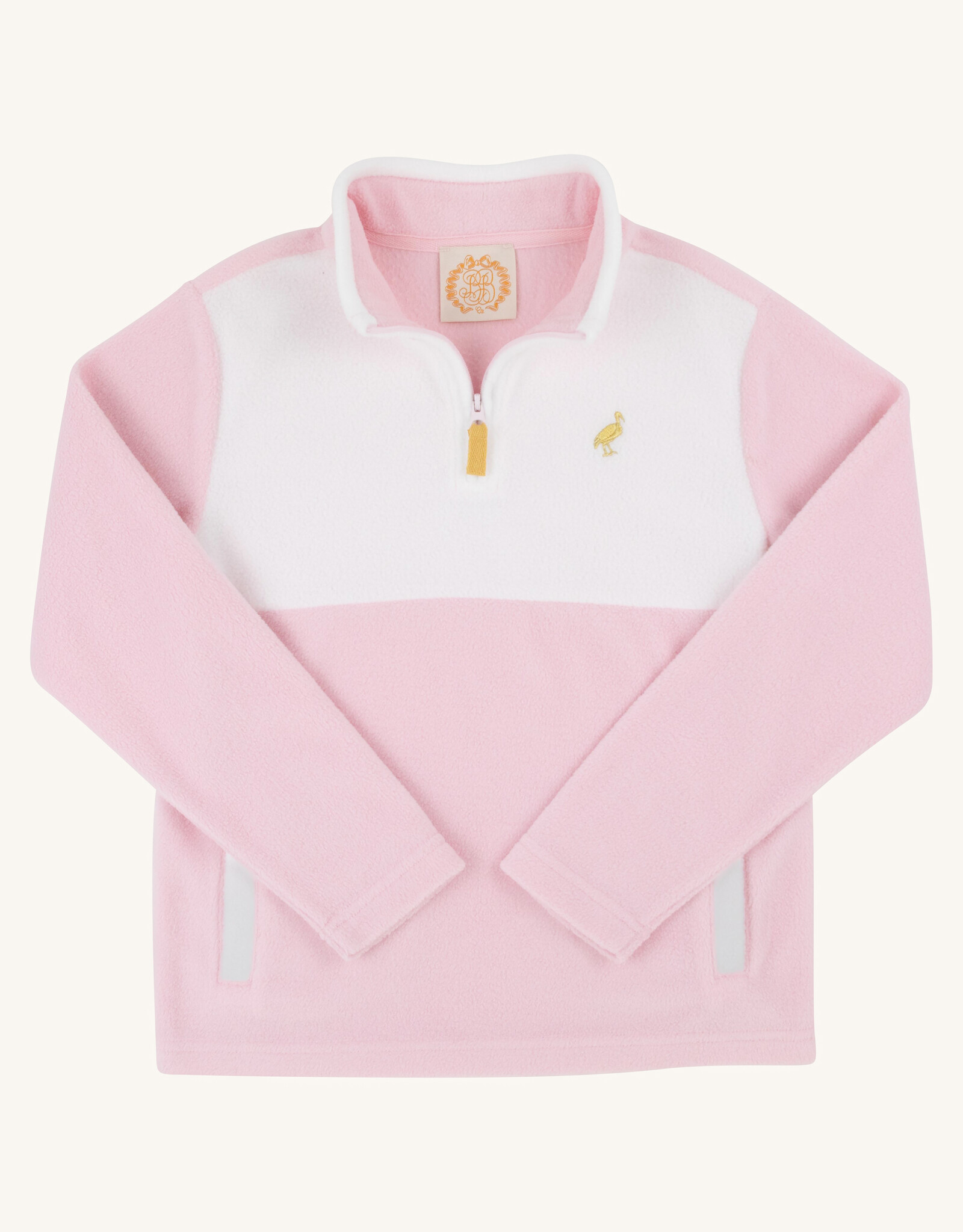 TBBC Hayword Half Zip Fleece Palm Beach Pink/White