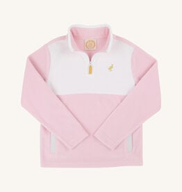 TBBC Hayword Half Zip Fleece Palm Beach Pink/White