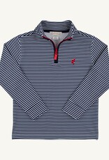 TBBC Prepletic Hayword Half Zip Nantucket Navy Stripe