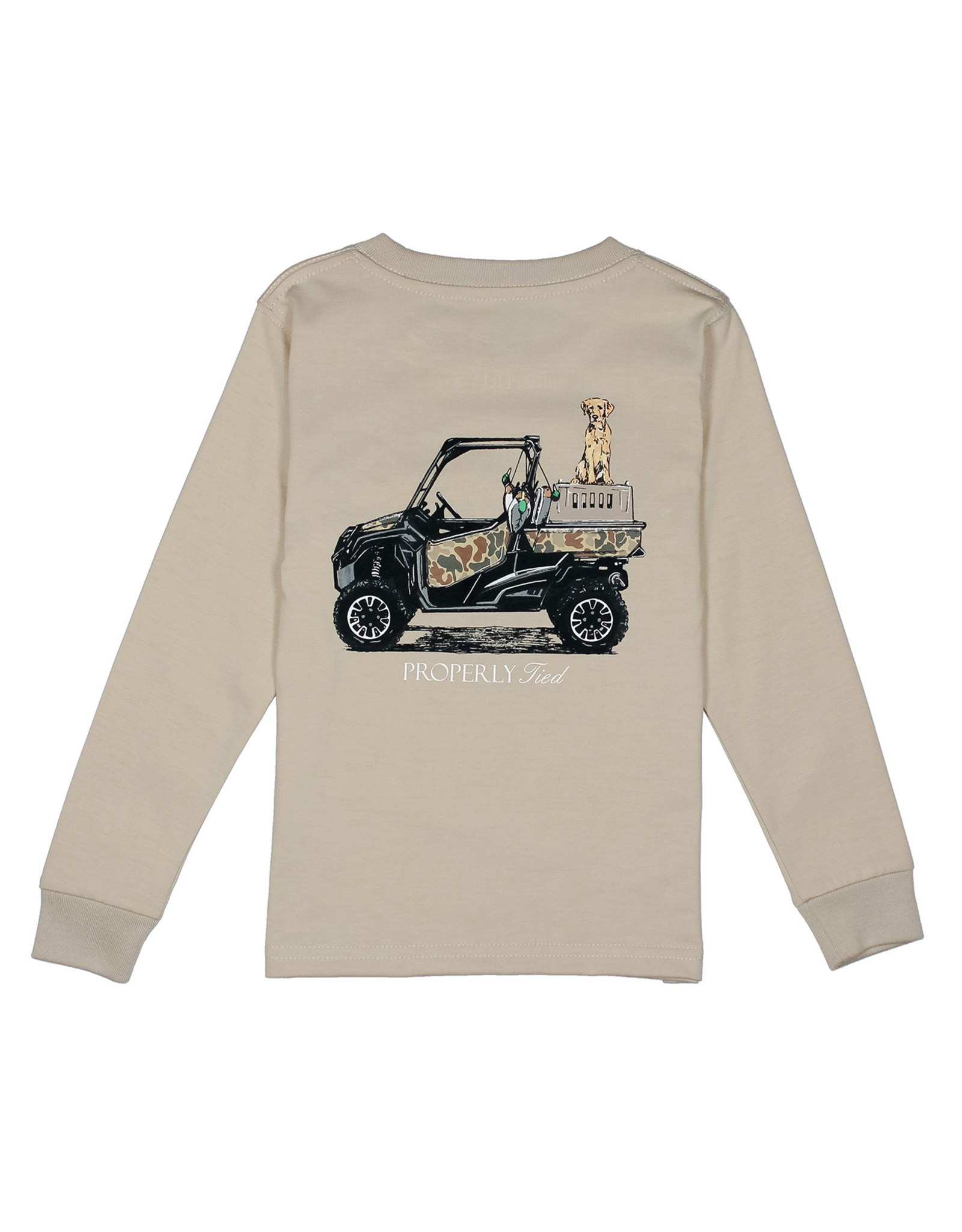 Properly Tied PT26 LS Tee Linen Boys Trail Tradition
