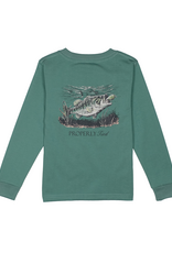 Properly Tied PT26 LS Tee Marine Green Set the Hook