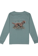 Properly Tied PT26 LS Tee Steel Blue Boykin