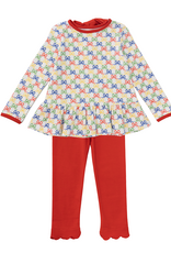 James and Lottie JL26 Peggy Legging Set Primary Bows