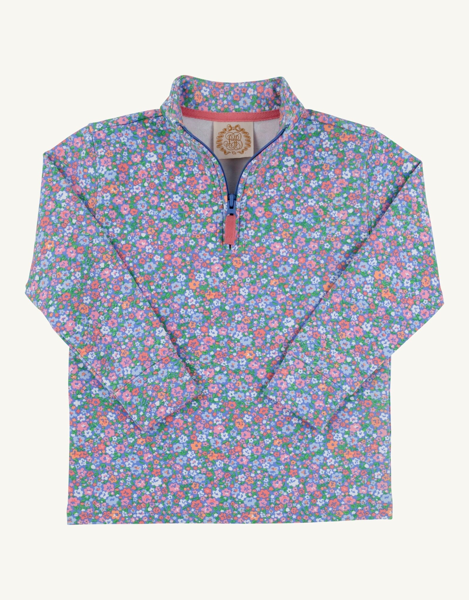 TBBC Canter Collar Half-Zip Mountain Brook Floral
