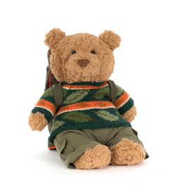 Jellycat Bartholomew Bear Hiking Outfit