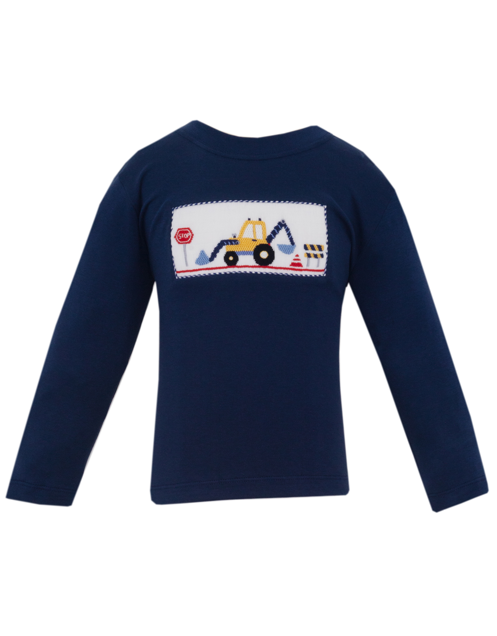 Anavini 551PL Navy Excavator Smocked Shirt