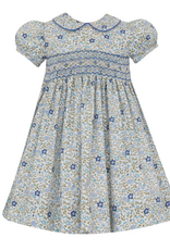 Claire and Charlie 3001D2 Navy Liberty Print Floral Float Dress