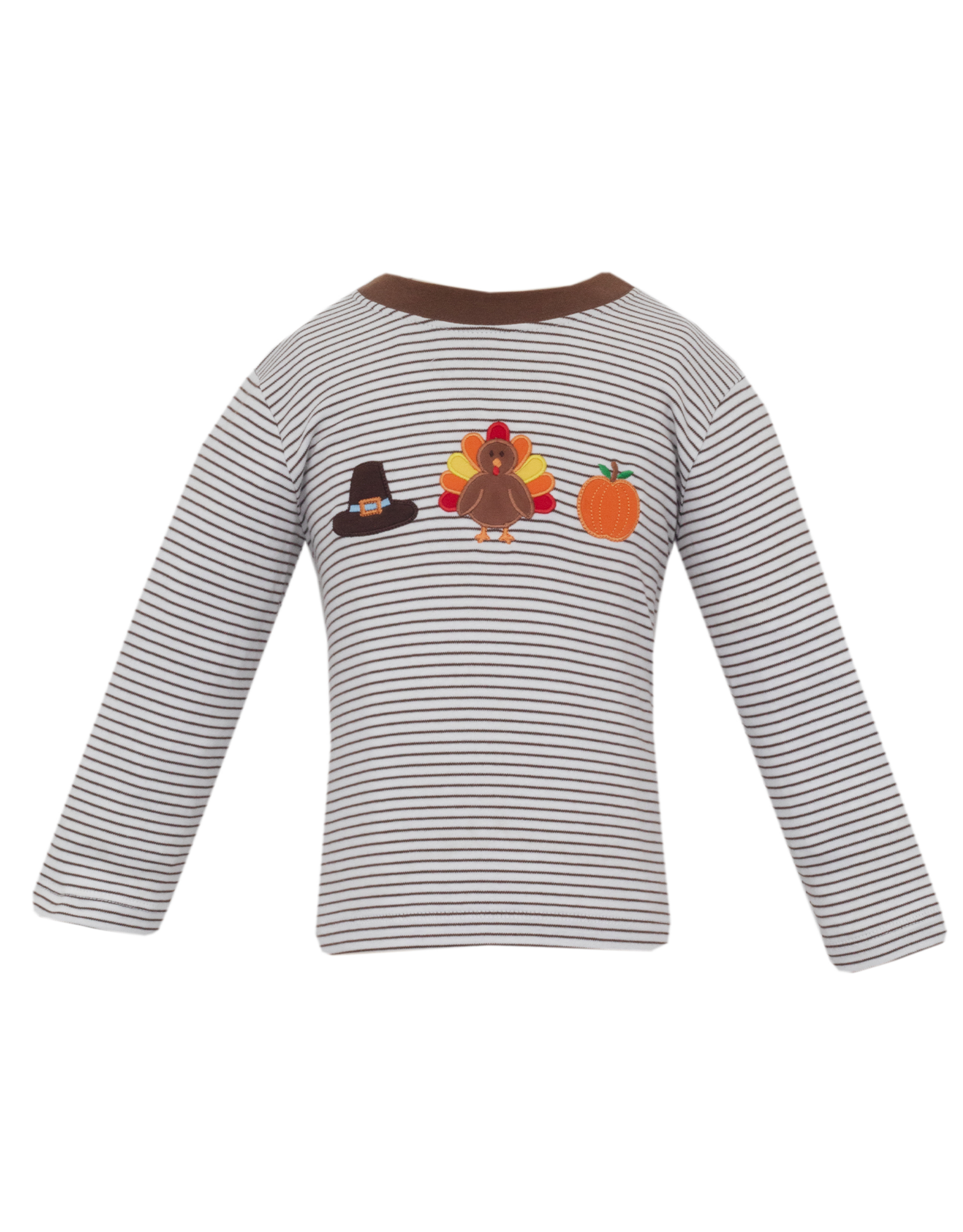 Claire and Charlie 5068PL Thanksgiving Applique Shirt