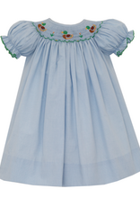 Petit Bebe 126A  Mallard Duck Smocked Bishop Dress