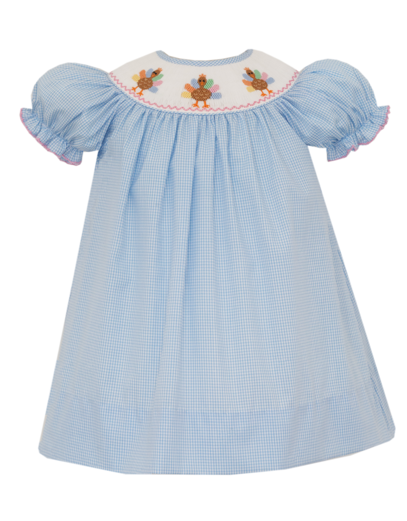 Petit Bebe 130R Turkey Smocked Bishop Dress