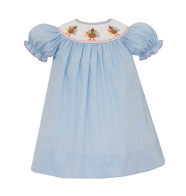 Petit Bebe Turkey Smocked Bishop Dress