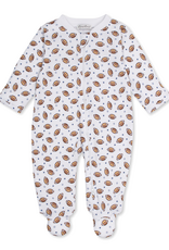 Kissy Kissy Football Season Zip Footie