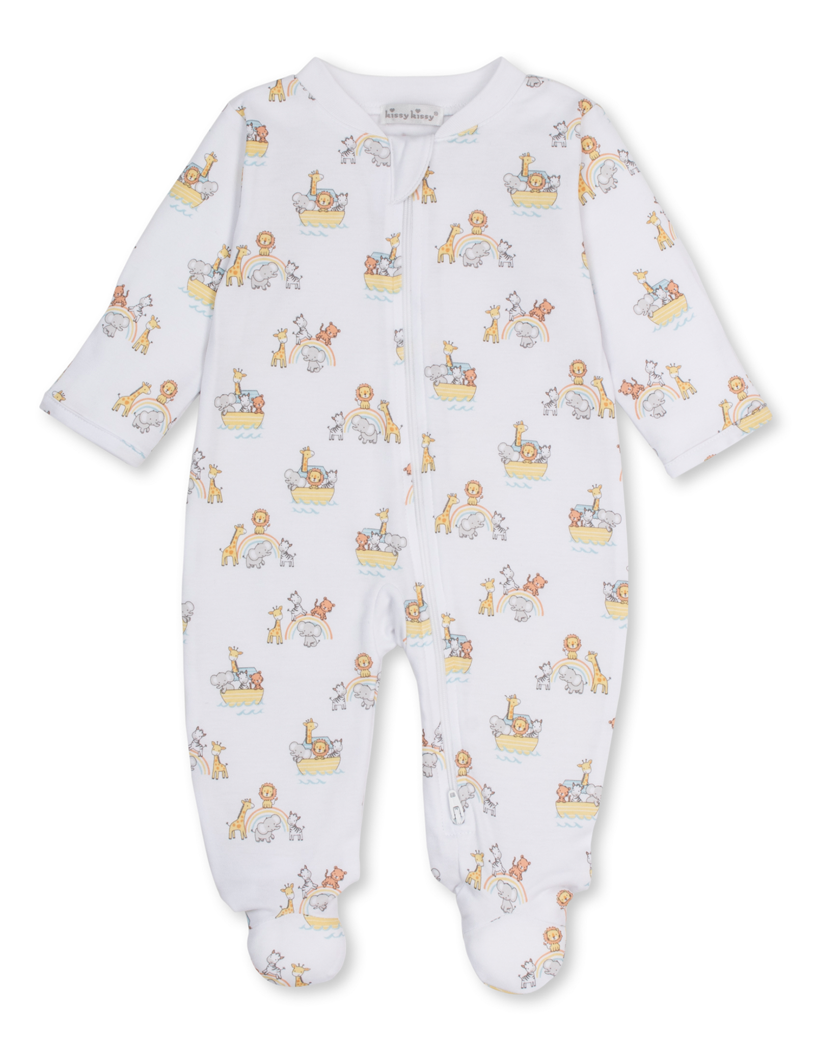 Kissy Kissy Noah's Journey Zip Footie