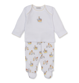 Kissy Kissy Noah's Journey Footed Pant Set