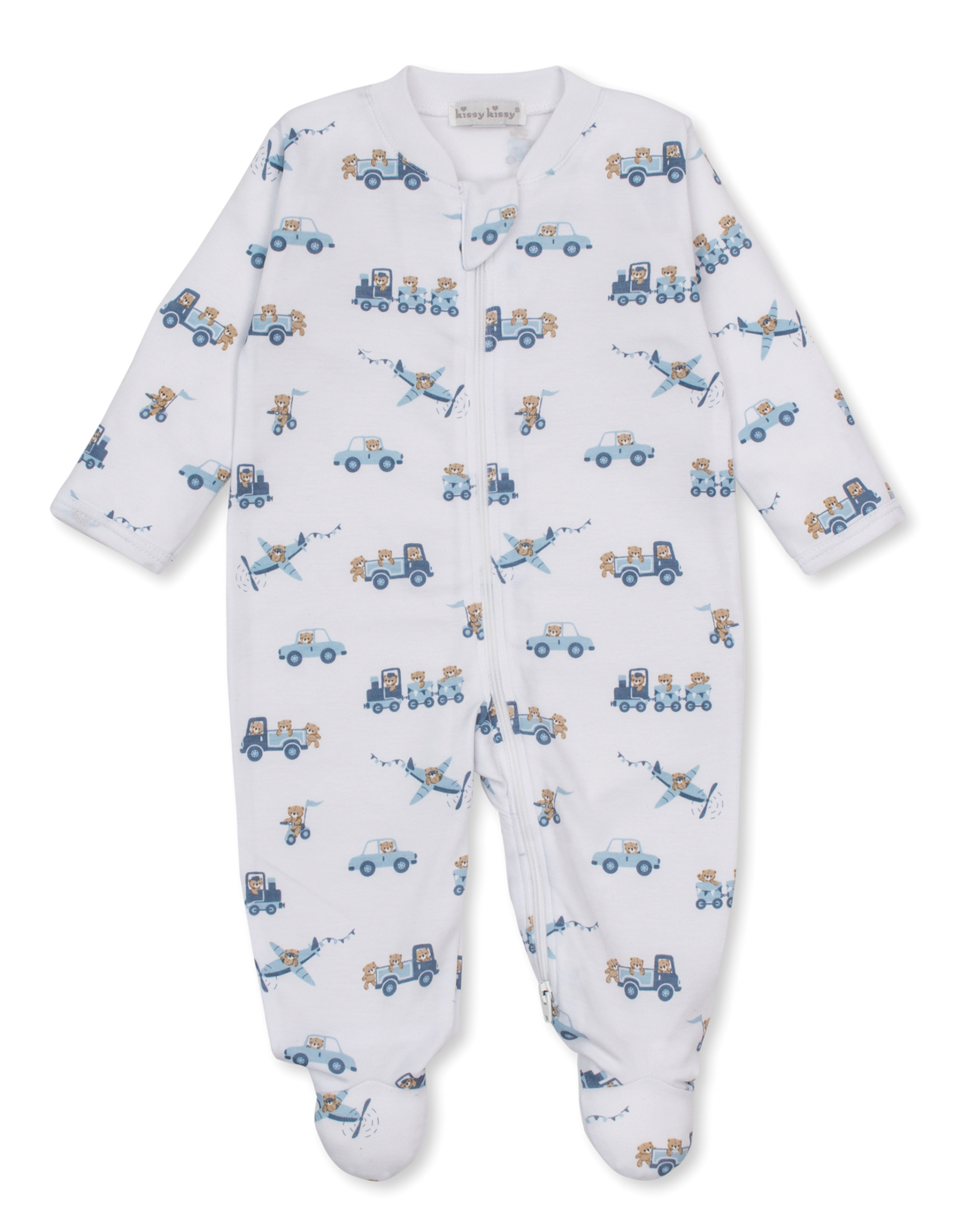 Kissy Kissy Bears On The Go Zip Footie