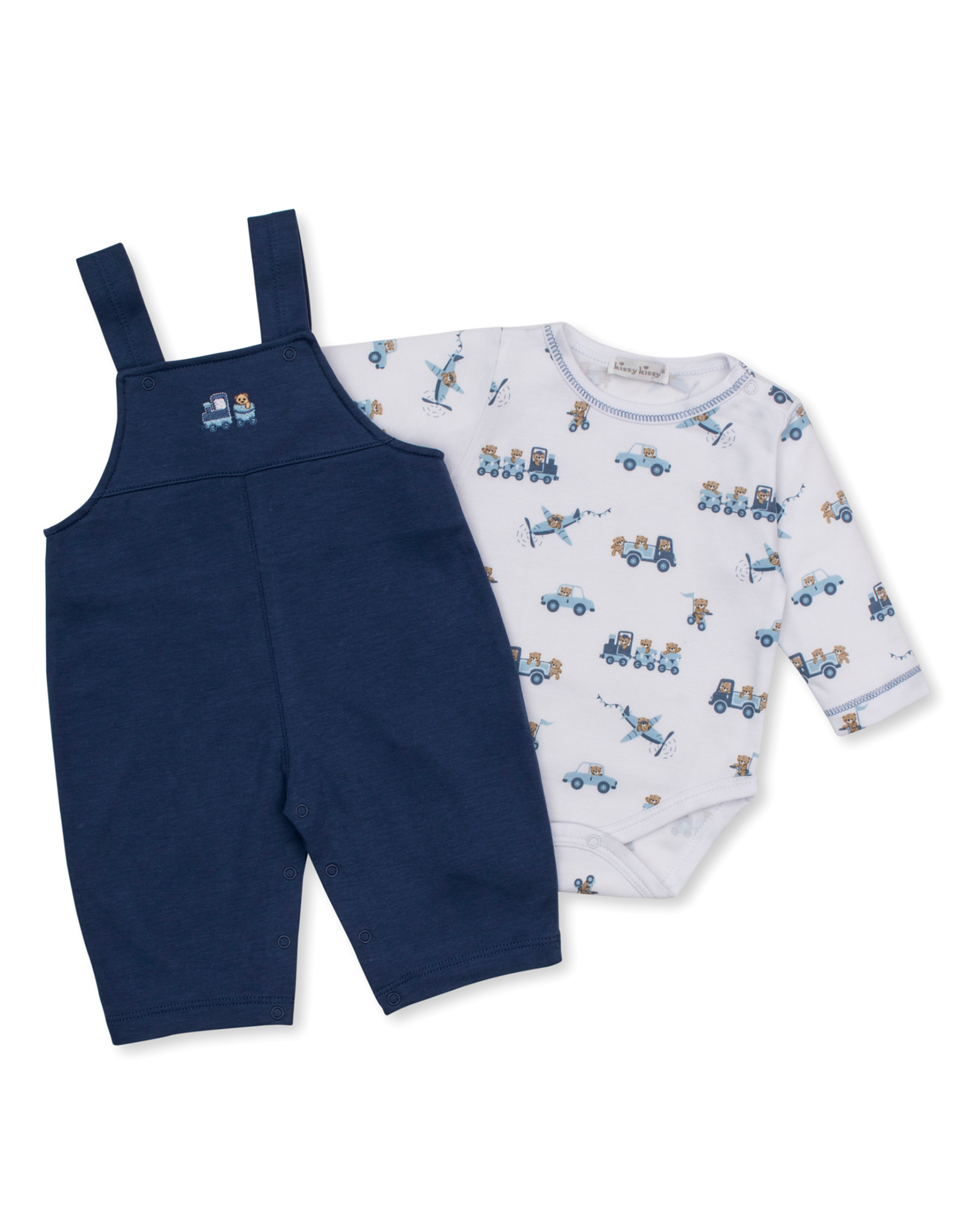 Kissy Kissy Bears On The Go Overall Set