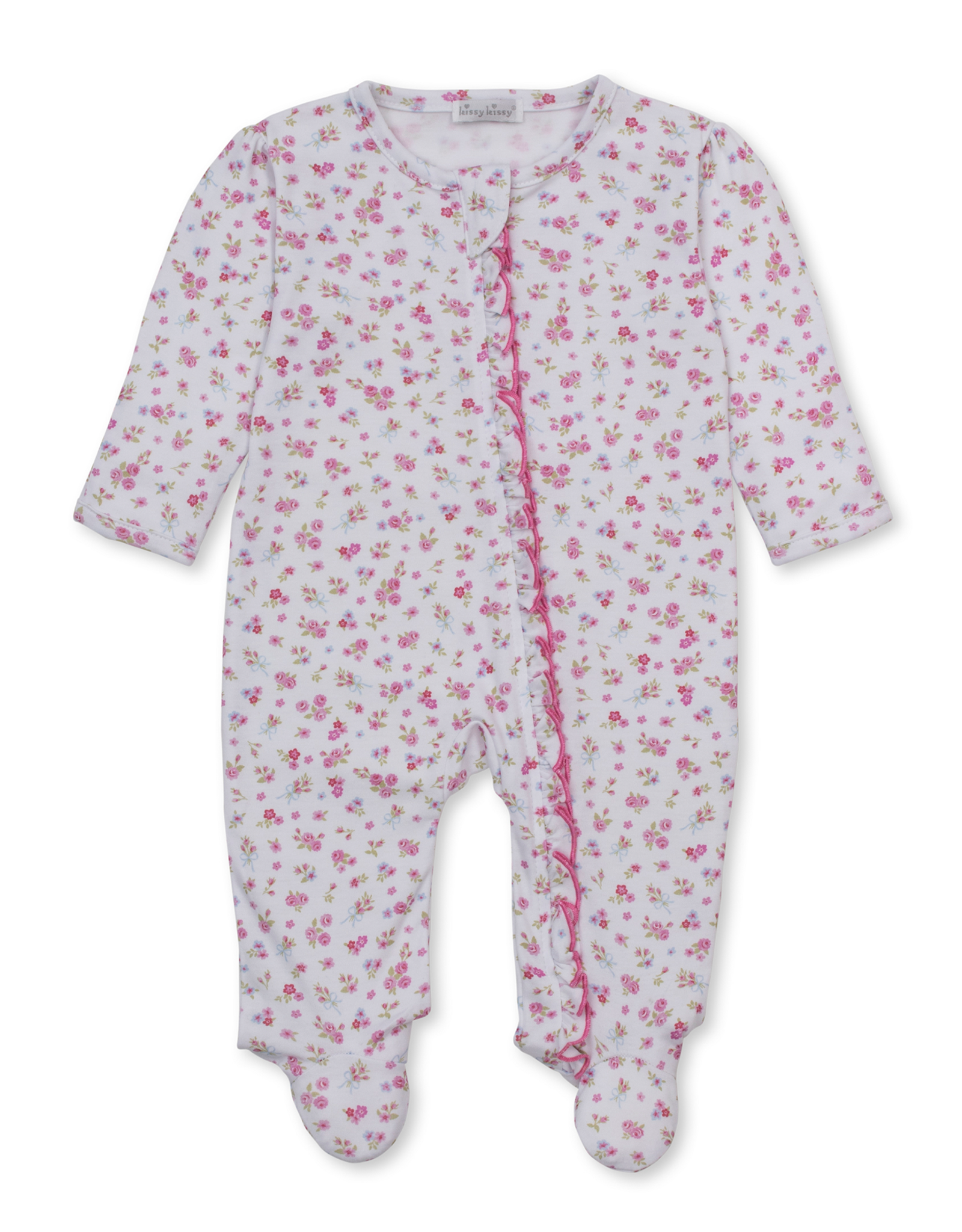 Kissy Kissy Rose Renaissance Zip Footie