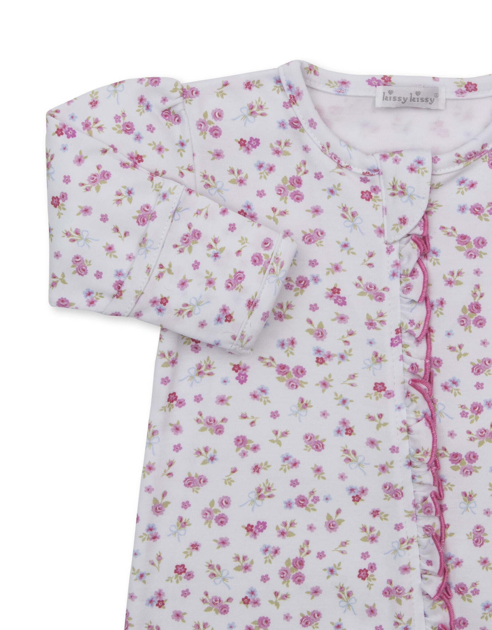 Kissy Kissy Rose Renaissance Zip Footie