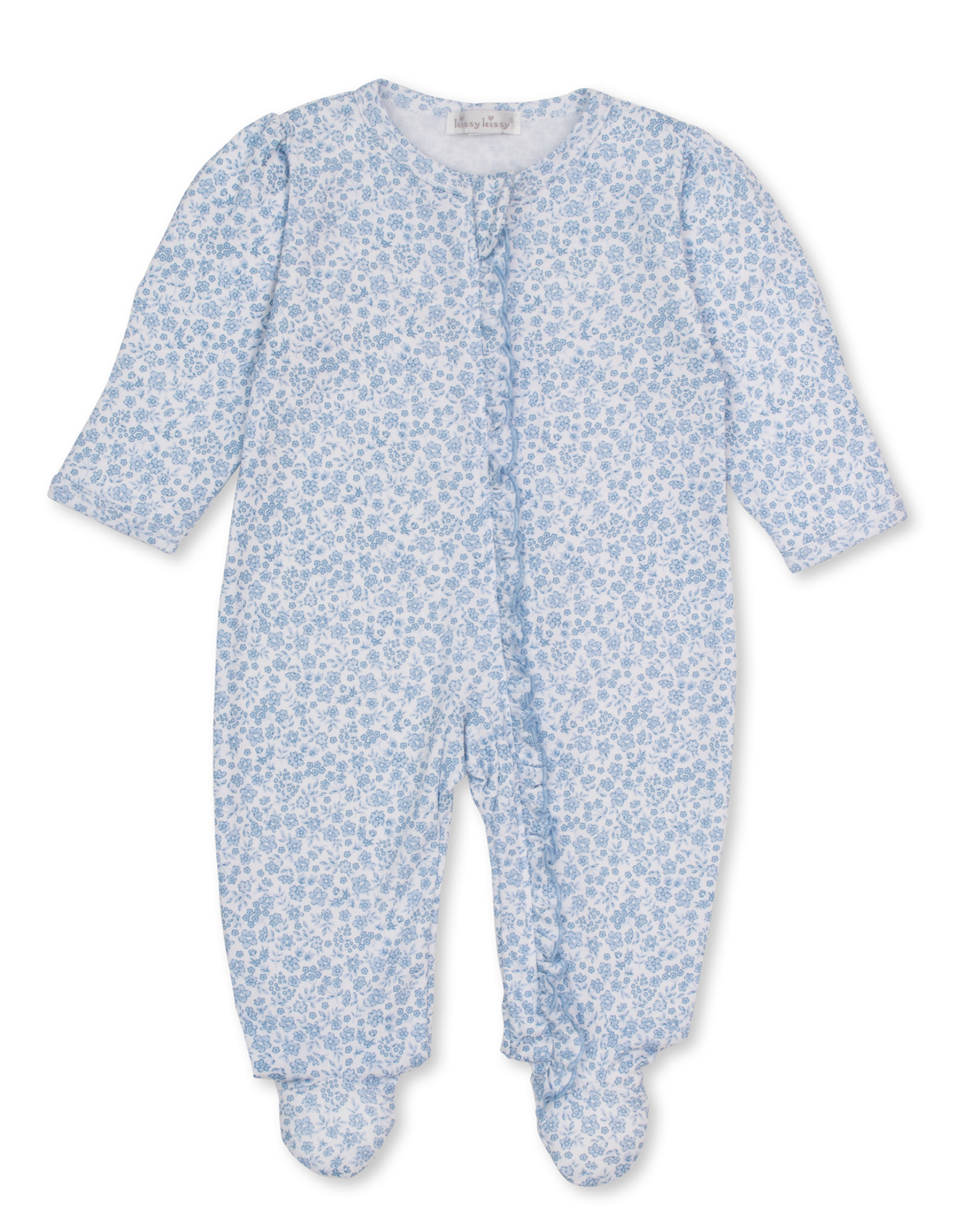 Kissy Kissy Fall Blooms Zip Footie