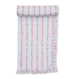 Kissy Kissy Rose Renaissance Blanket BLUE