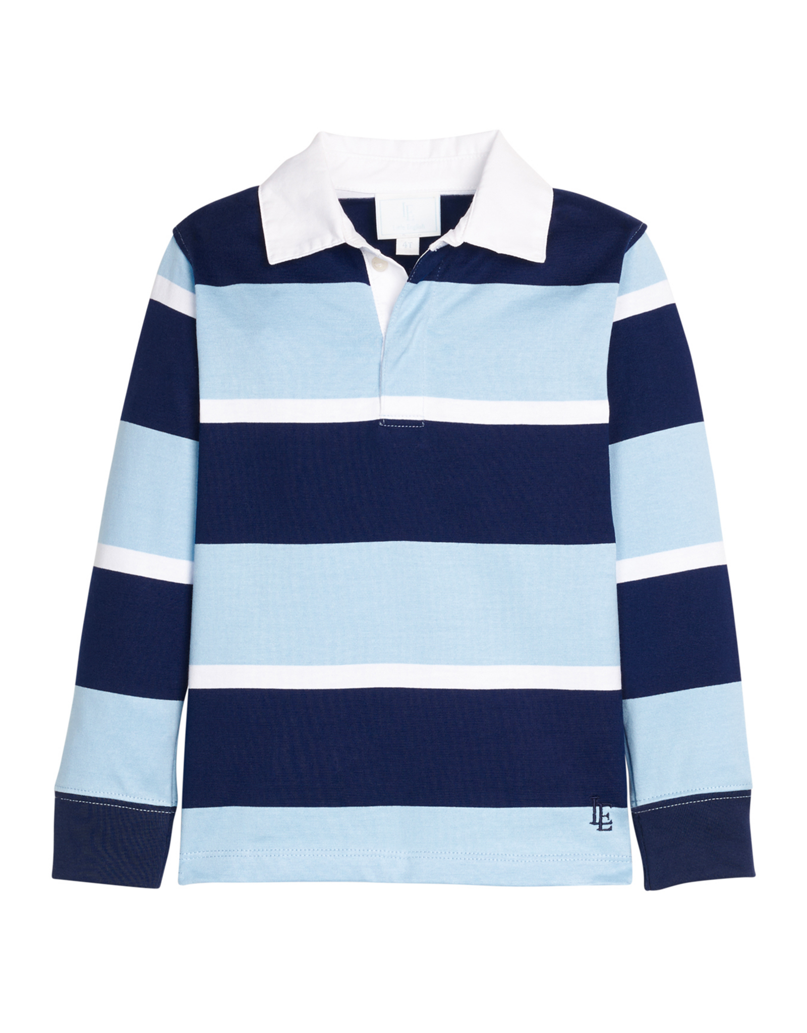 Little English LEF26 Rugby Polo Varsity Stripe