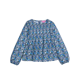 Bisby Anita Top Brookline Blossoms Blue