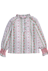 Bisby Shannon Top St. Moritz Floral Stripe
