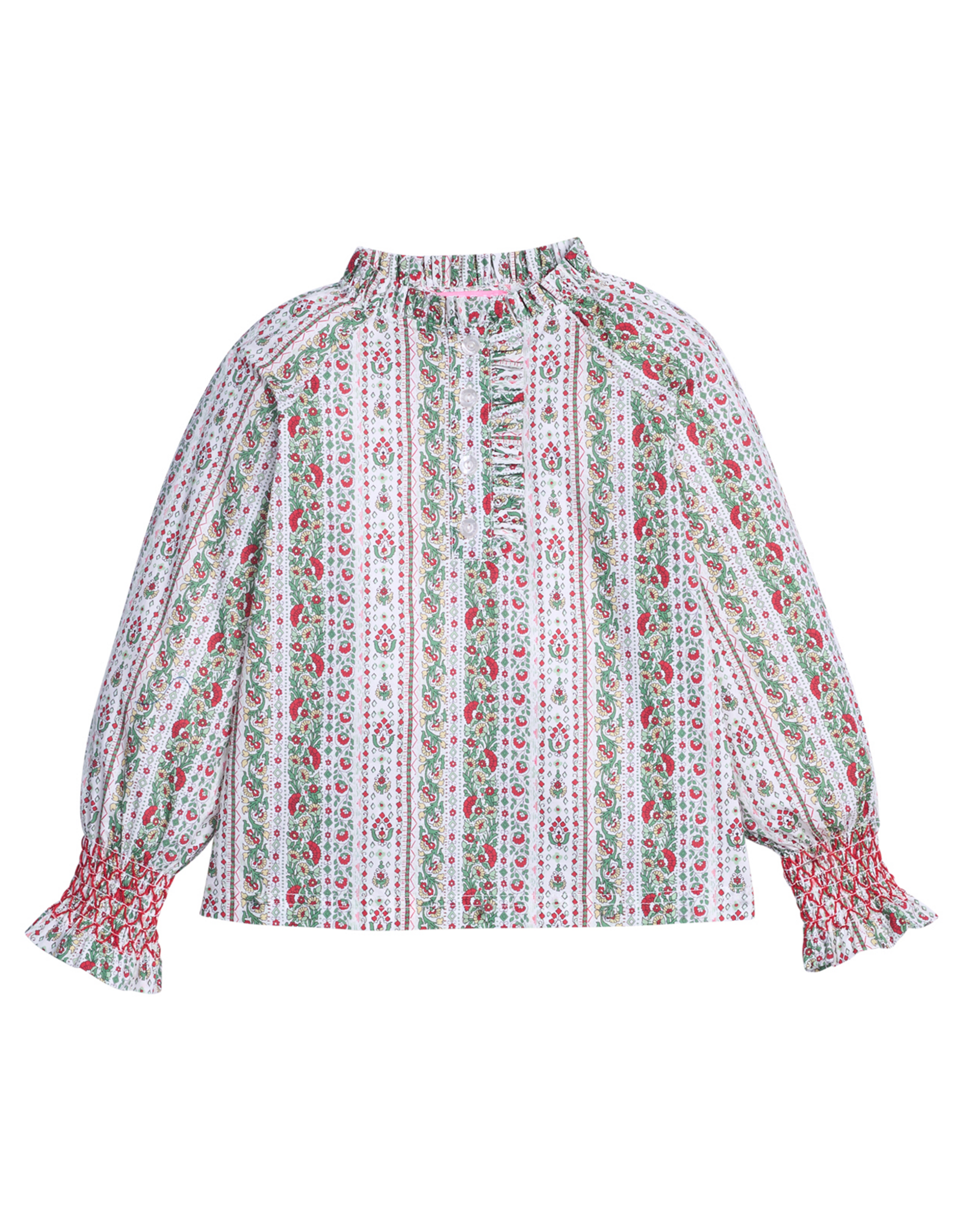 Bisby Shannon Top St. Moritz Floral Stripe