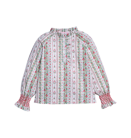 Bisby Shannon Top St. Moritz Floral Stripe