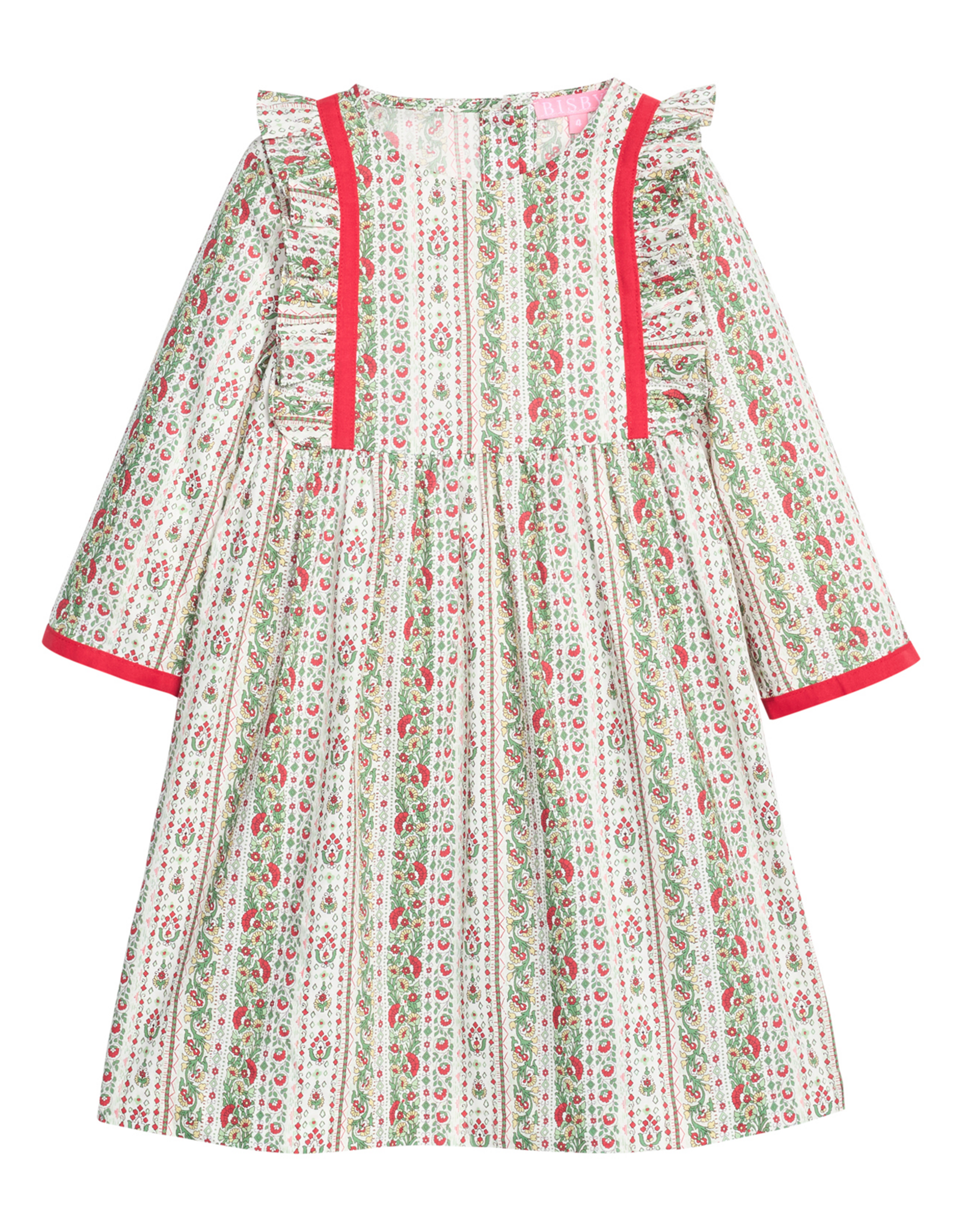 Bisby Porto Dress St Moritz Floral Stripe