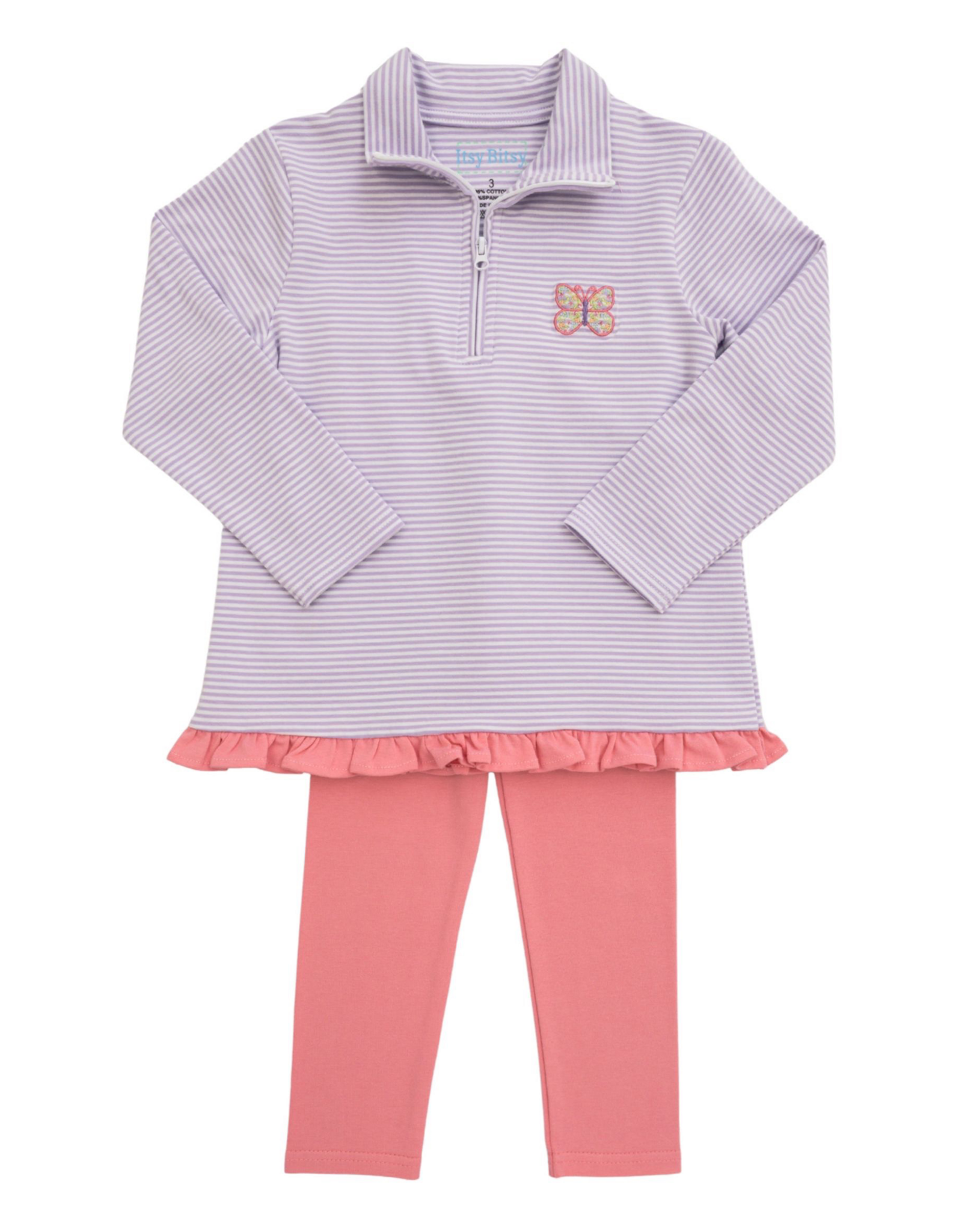 Itsy Bitsy IBF26 Butterfly 1/4 Zip Pullover Set