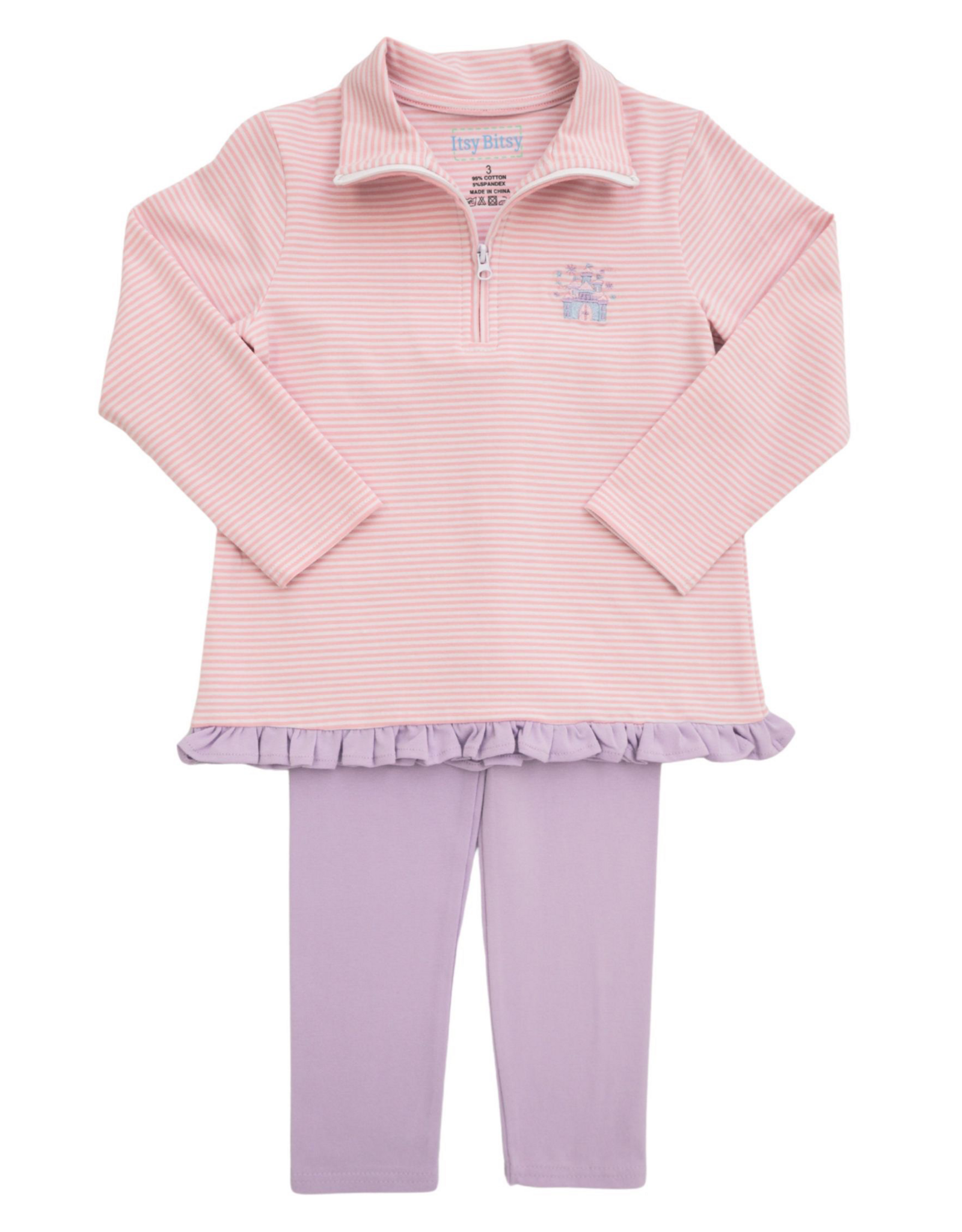 Itsy Bitsy IBF26 Castle 1/4 Zip Pullover Set