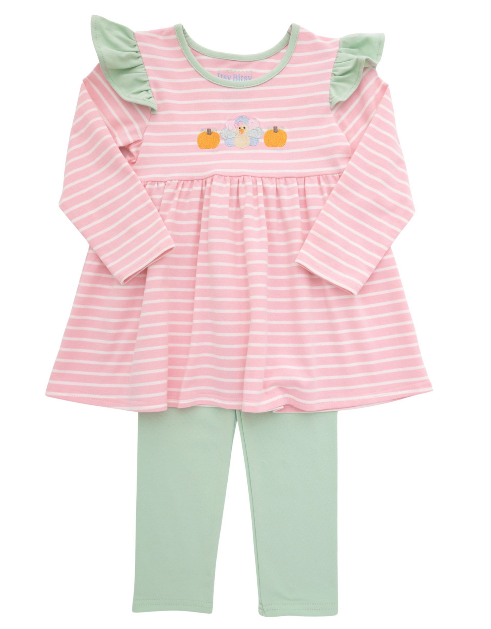 Itsy Bitsy IBF26 Turkey Ruffle Pant Set