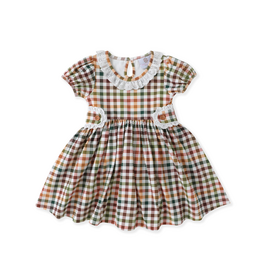 Swoon Baby Fall Plaid Tab Dress