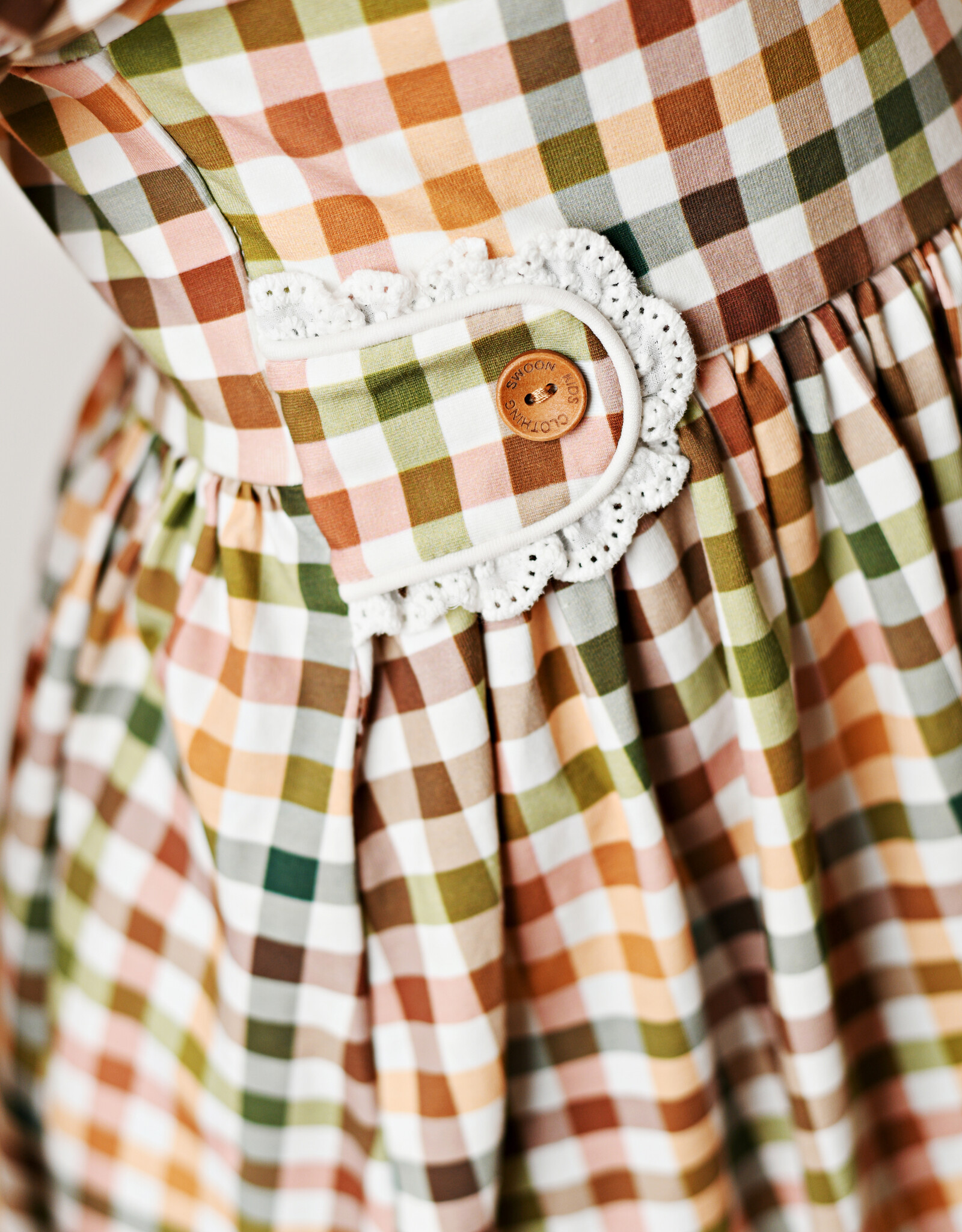 Swoon Baby 2620 Fall Plaid Tab Dress