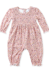 Swoon Baby 2615 Pink Floral Smock Romper