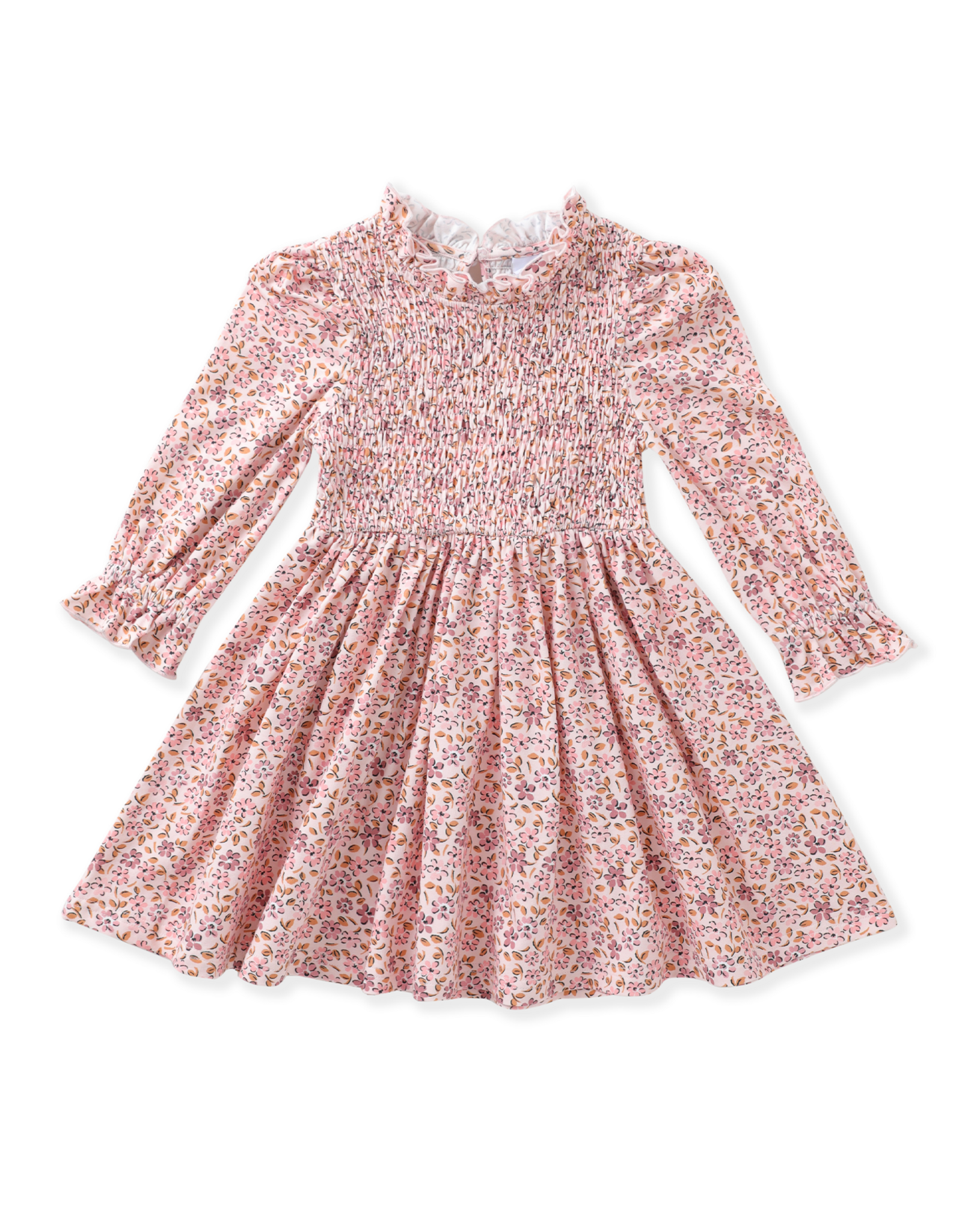 Swoon Baby 2614 Pink Floral Smock Dress