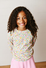 Swoon Baby 2646 Boho Floral Top w/Finger Hole