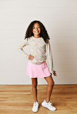 Swoon Baby 2646 Boho Floral Top w/Finger Hole