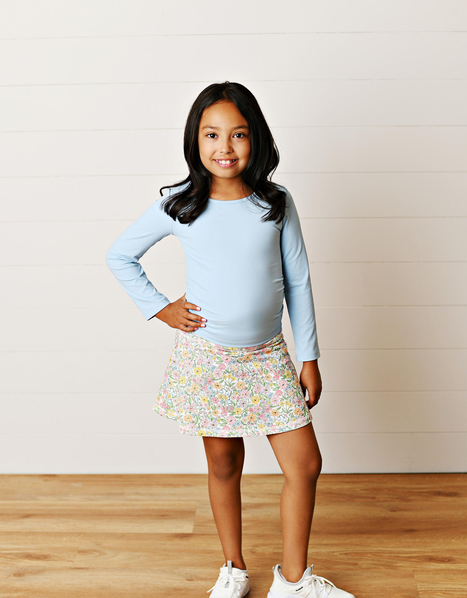Swoon Baby 2644 Ocean Blue Ruched Top