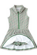 Swoon Baby 2603 Olive Ditsy Floral Tennis Dress