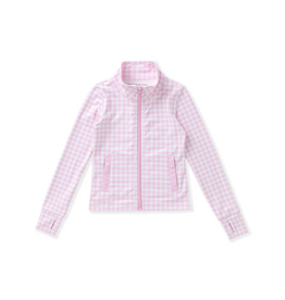 Swoon Baby Pink Gingham Active Jacket