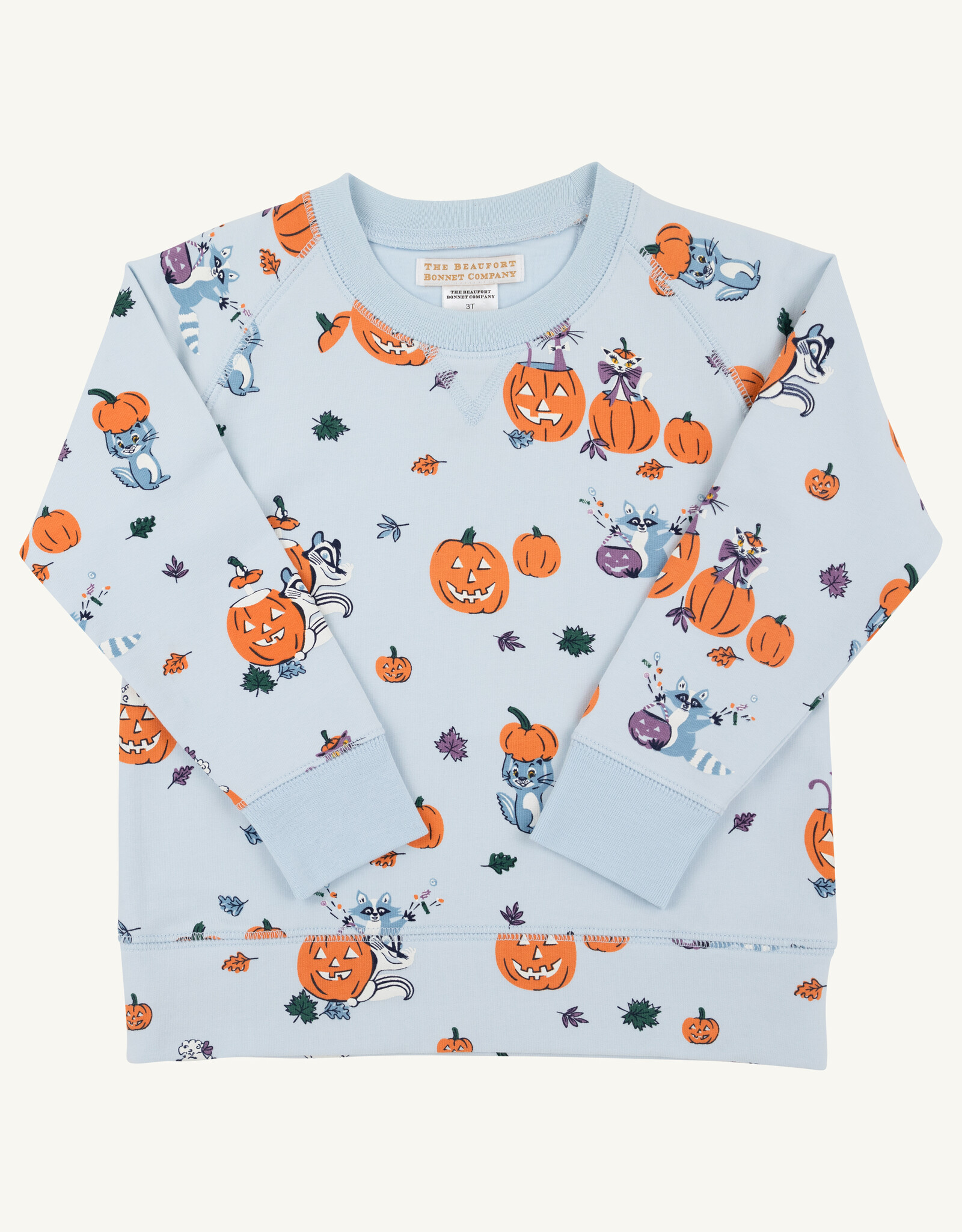 TBBC Cassidy Crewneck Candy and Critters Buckhead Blue