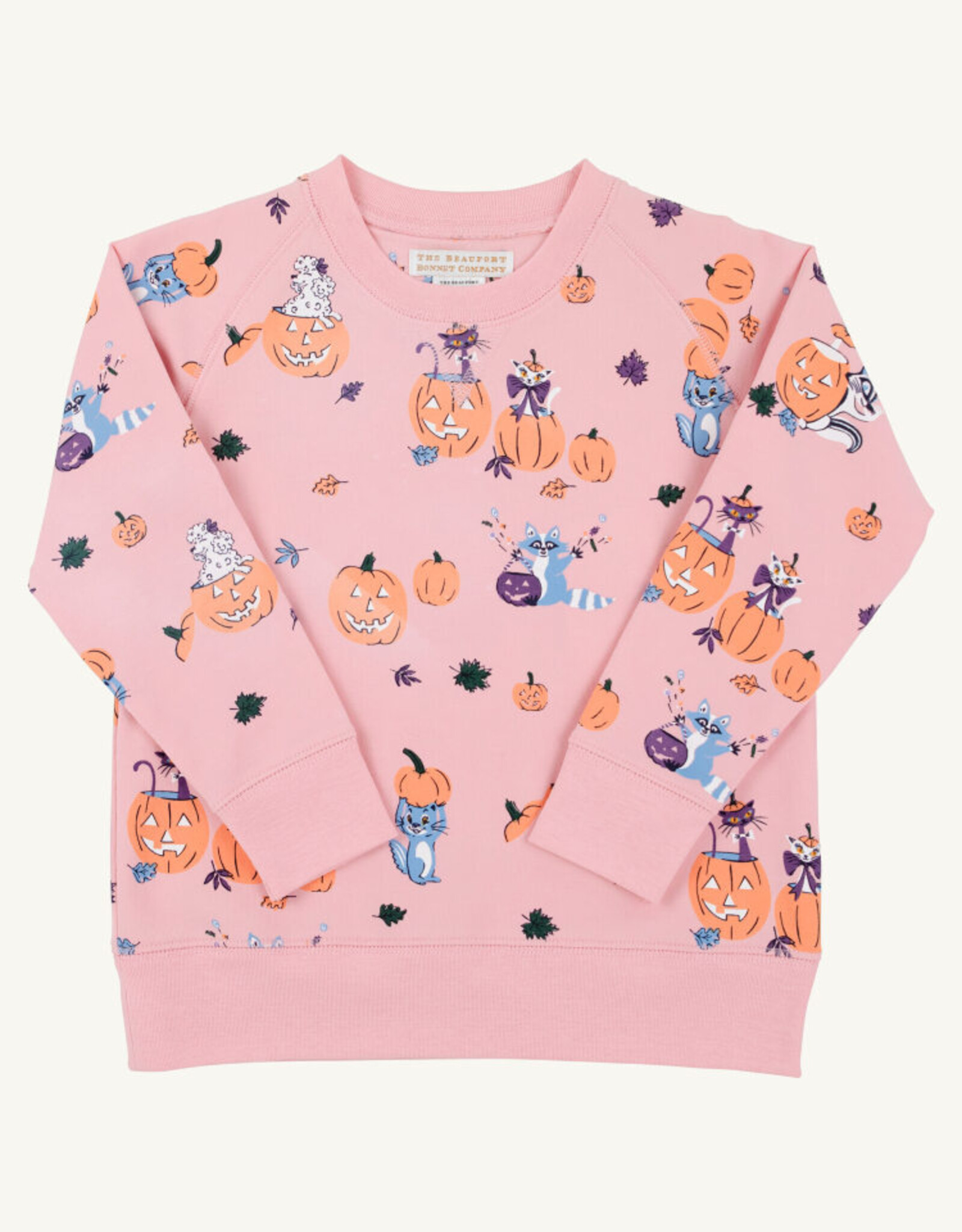 TBBC Cassidy Crewneck Candy and Critters Sandpearl  Pink