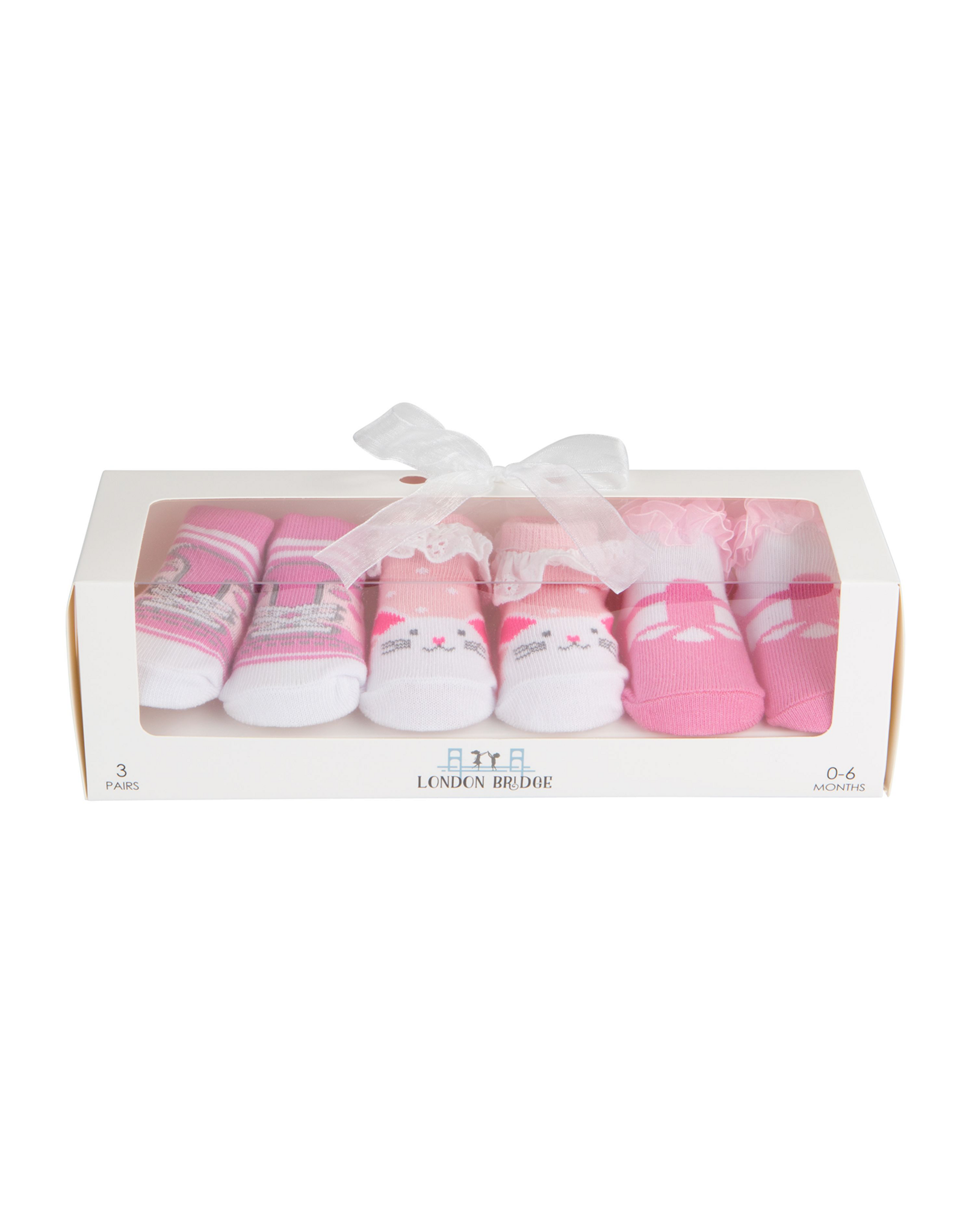 London Bridge by Maison Chic 99880 Beth the Bunny Socks Gift Set